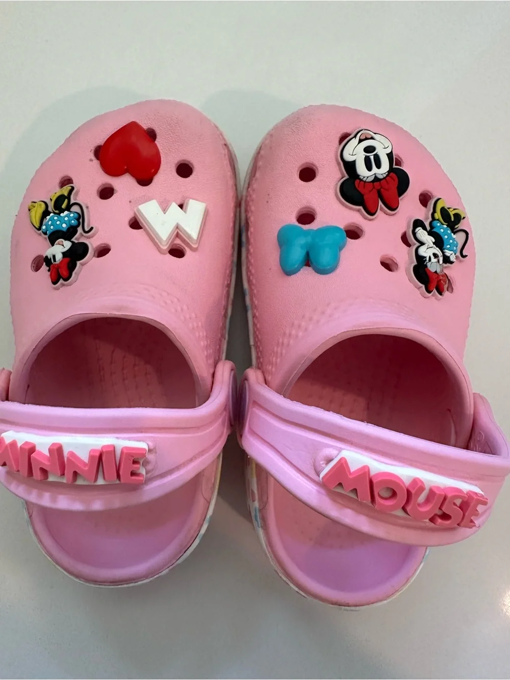 6C Kids Crocs - Pink Minnie Mouse